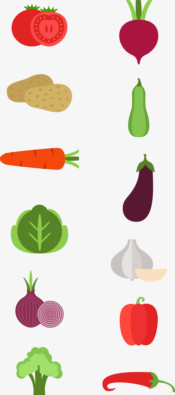 卡通水果矢量小图标免抠