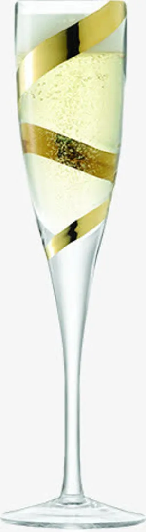 彩带香槟酒七夕免抠