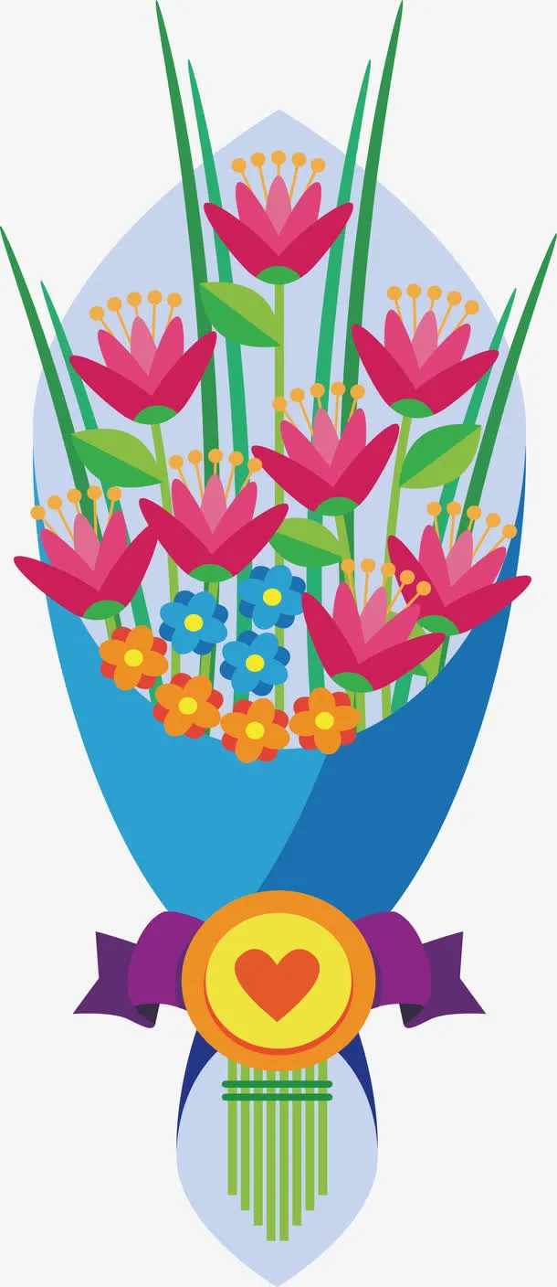 鲜花花束PNG下载免抠