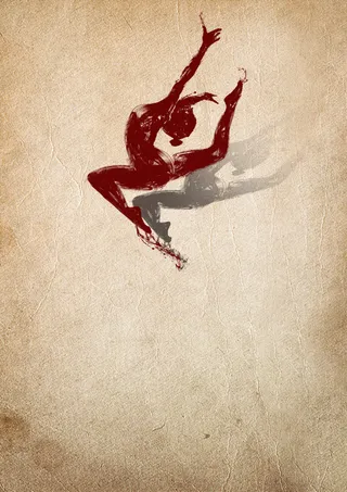 复古风格舞蹈招聘背景高清