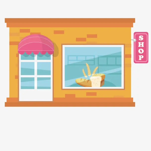 卡通精品店免抠