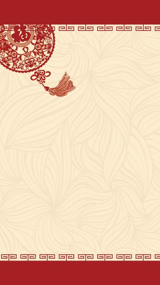 鸡年春节简约psd分层H5背景高清