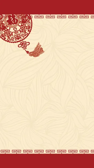 鸡年春节简约psd分层H5背景高清