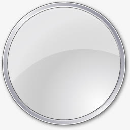 水晶风格圆形按钮图标免抠