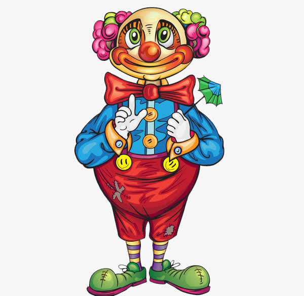 一个小丑免抠