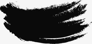 中国风水墨笔刷免抠