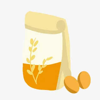 卡通小麦粉矢量图下载免抠