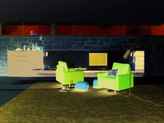 未来科技荧光世界免抠