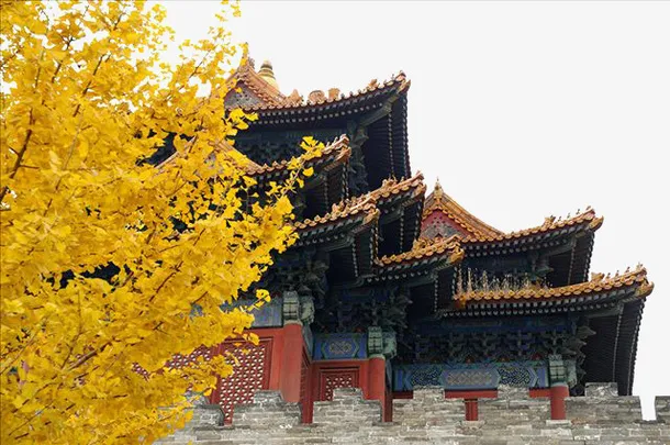 有着神秘色彩的屋檐角免抠