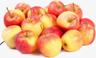 一堆新鲜的嘎啦果免抠