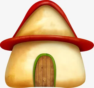 卡通房屋创意免抠