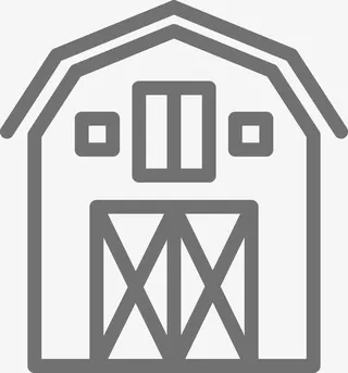 简笔画仓库图标免抠