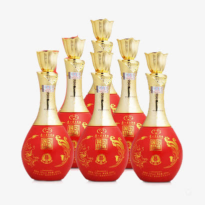 茅台国隆双喜酒免抠