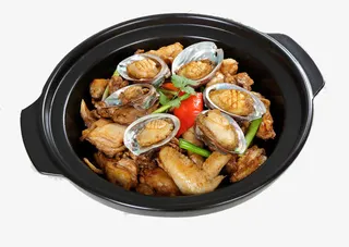 鲍鱼焖鸡肉免抠