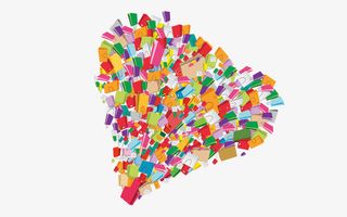 爱心购物袋免抠