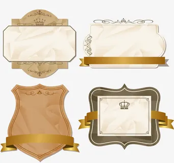 欧式花纹背板矢量素材免抠