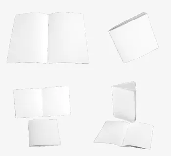 展开的书页免抠