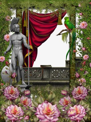 墙壁相框197免抠