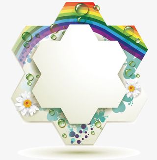 吊牌 花朵 装饰图案 文案背景