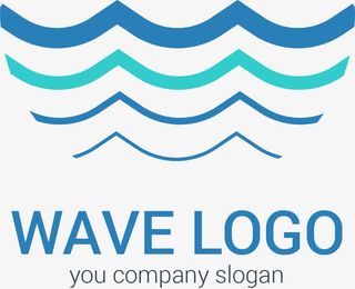 游泳馆标识设计免抠