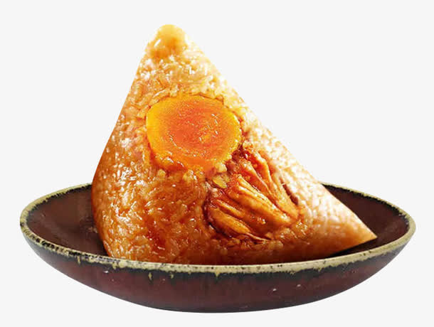 咸鸭蛋黄粽子免抠
