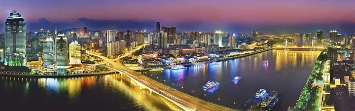 高清夜景城市背景高清