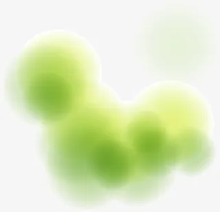 绿色梦幻光芒免抠