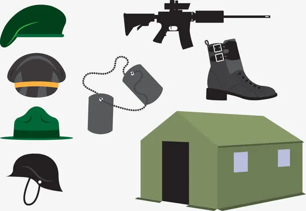 矢量图军营免抠