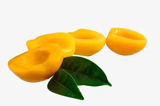 黄桃水果素材免抠