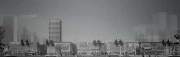 欧美建筑banner背景