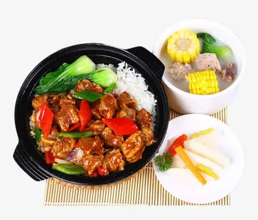 红烧排骨饭和玉米排骨汤免抠 红烧排骨饭和玉米排骨汤免抠