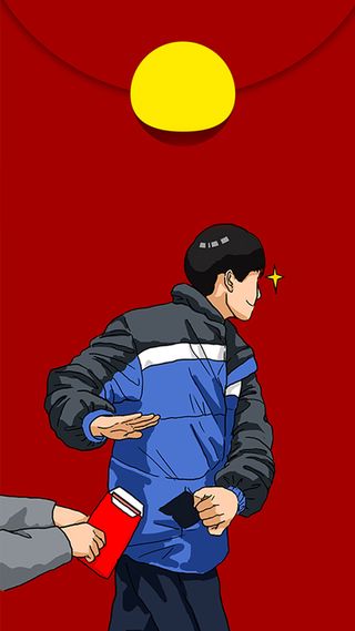 红色有趣红包H5图高清