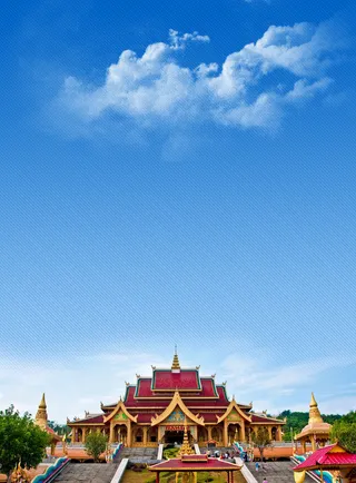 旅游城市背景高清