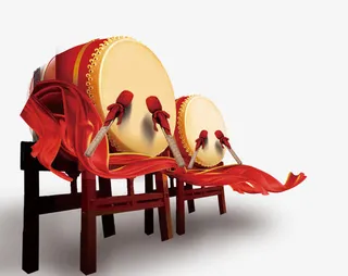 创意击鼓素材免抠