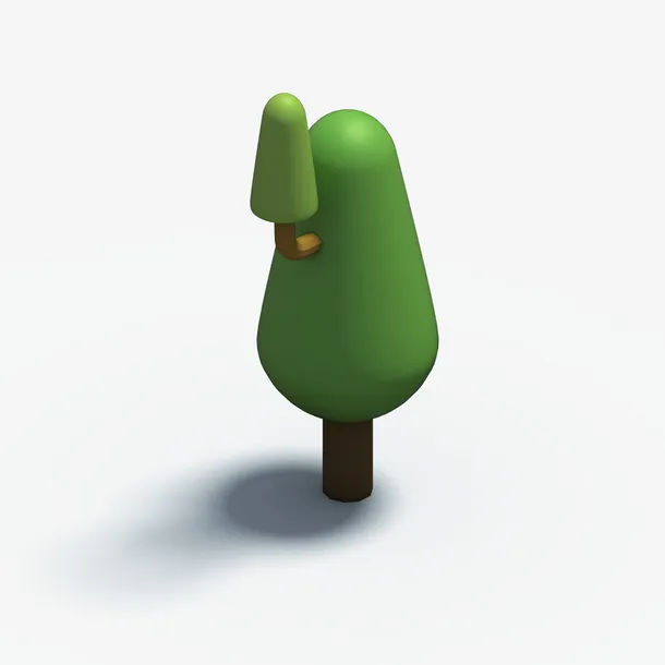C4D树木植物3D立体模型免抠