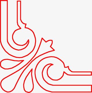 虎年大吉红色边框图片免抠