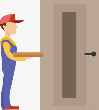 优质服务送货上门免抠