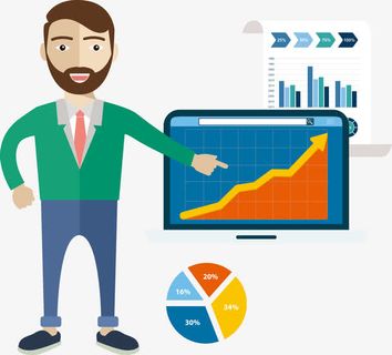 矢量手绘扁平人物免抠