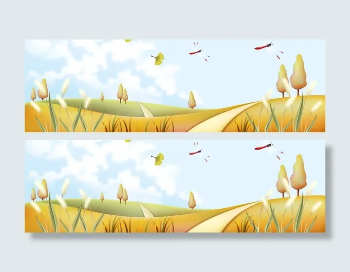 banner  清新风格 背景