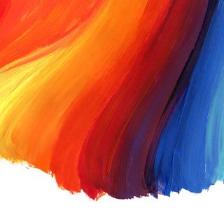 彩色颜料笔触免抠