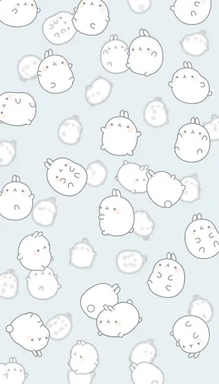 可爱兔斯基背景图片免抠