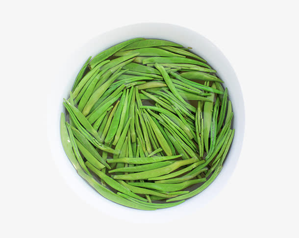 绿色茶叶嫩芽免抠