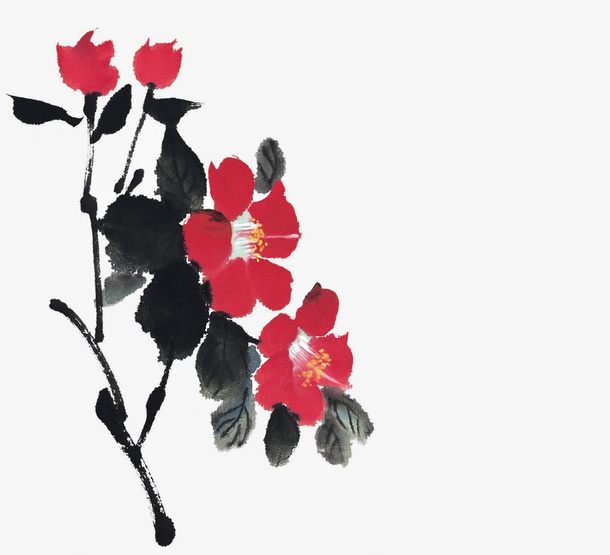 中国风花免抠