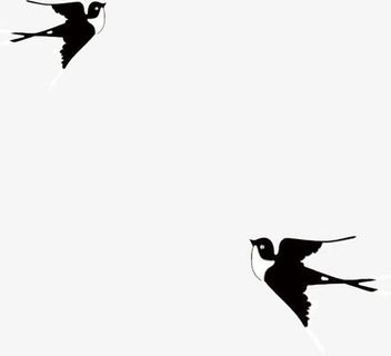 春天的雁子免抠装饰动物元素