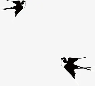 春天的雁子免抠装饰动物元素