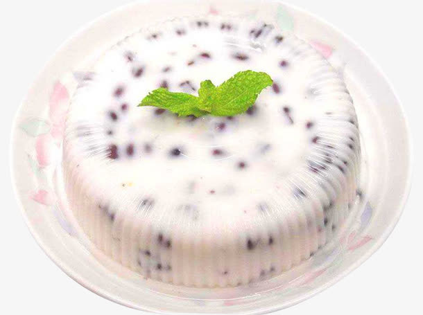 红豆椰汁糕免抠