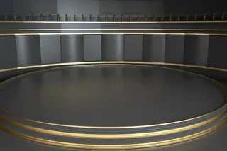 C4D，黑金，舞台，高端高清