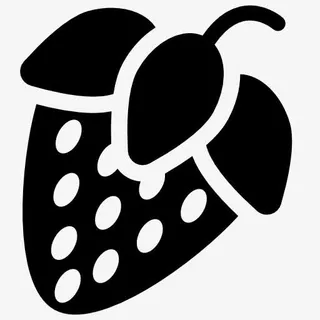 草莓叶图标免抠