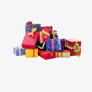 一堆礼物免抠