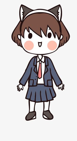 人物手绘插画可爱素材19免抠